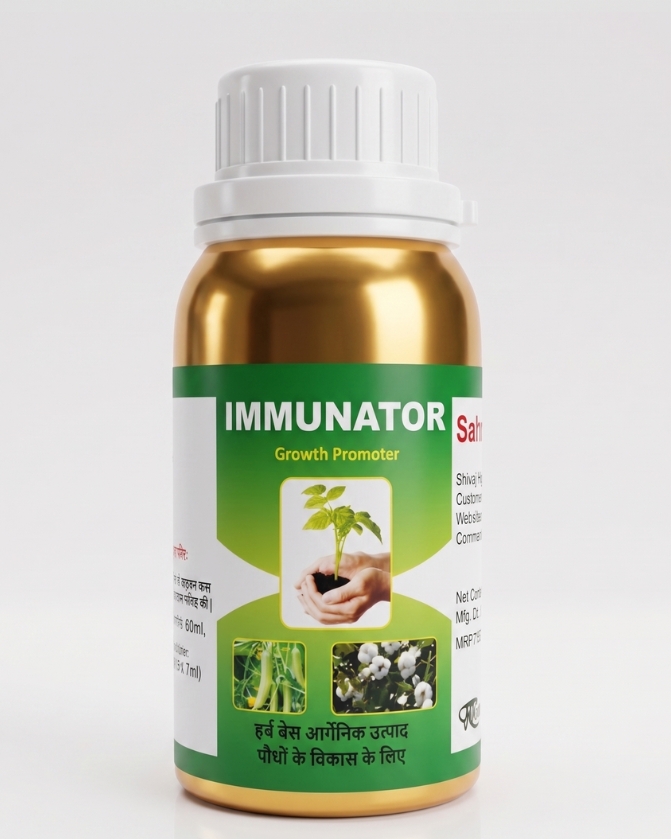 Premium botanical crop protection bottle